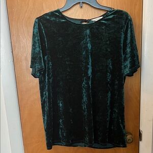beachlunchlounge Emerald Velvet Top
